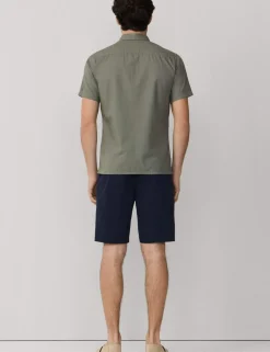Pure Cotton Short Sleeve Oxford Shirt