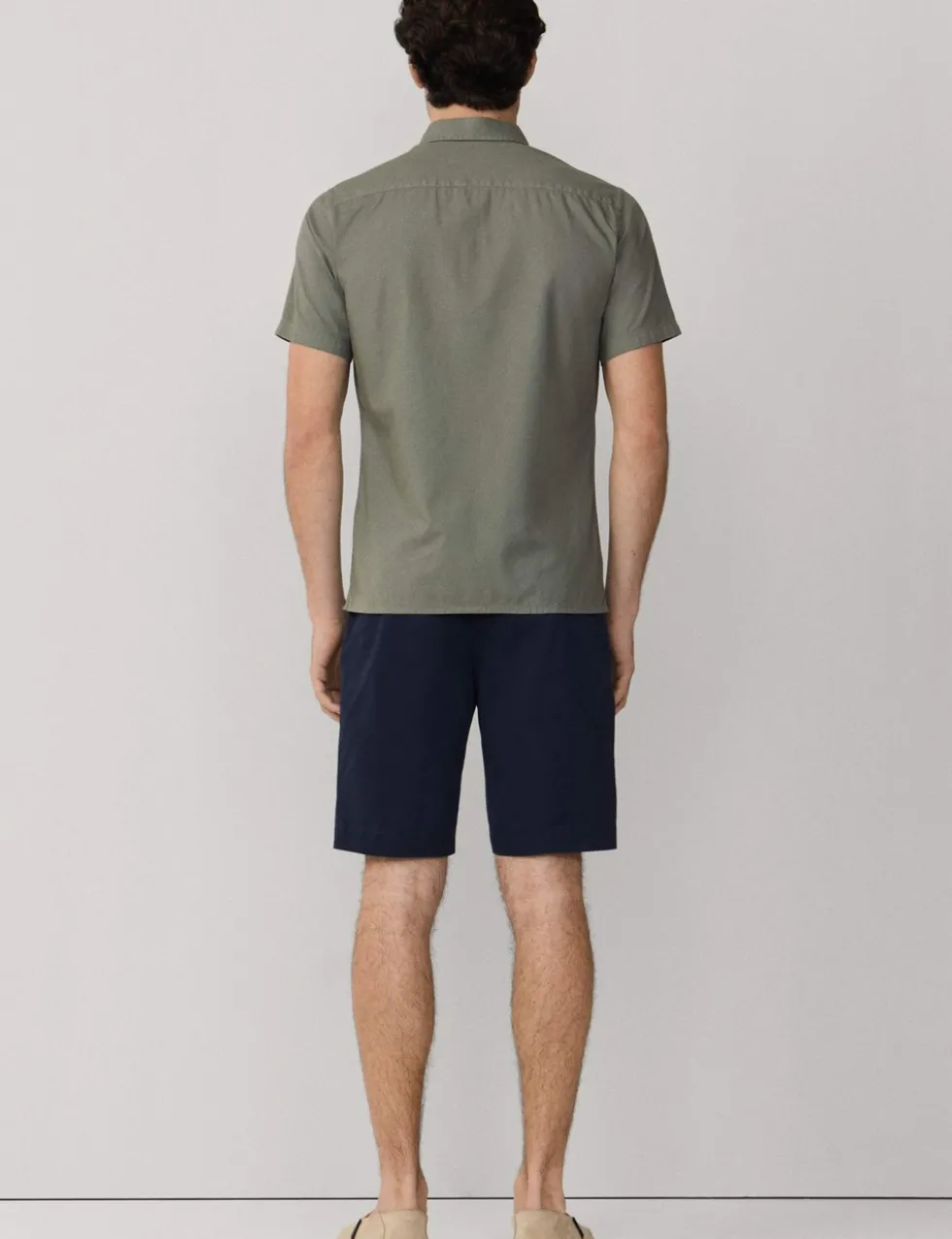 Pure Cotton Short Sleeve Oxford Shirt