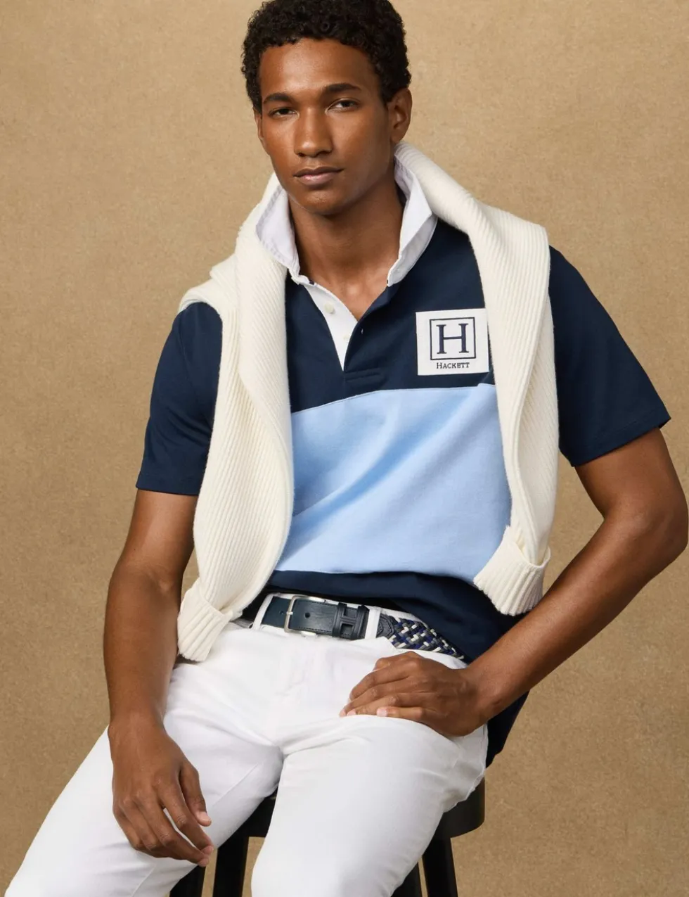 Pure Cotton Short Sleeve Rugby Shirt