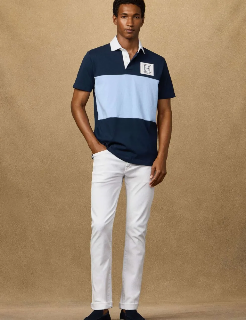 Pure Cotton Short Sleeve Rugby Shirt