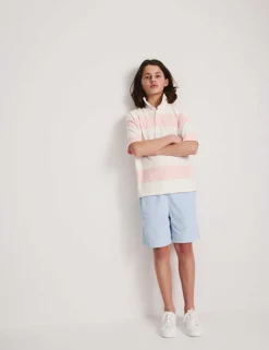 Pure Cotton Short Sleeve Rugby Shirt (6-16 Yrs)