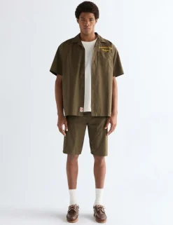 Pure Cotton Short Sleeve Utility Shirt
