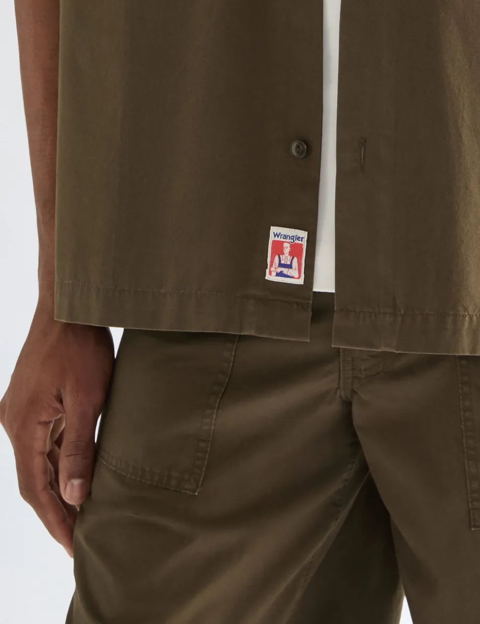 Pure Cotton Short Sleeve Utility Shirt