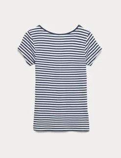 Pure Cotton Short Sleeve Ballet Back T-Shirt