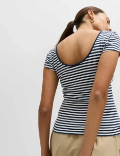 Pure Cotton Short Sleeve Ballet Back T-Shirt