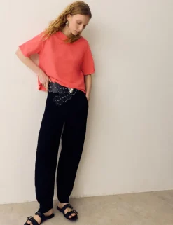 Pure Cotton Short Sleeve Boxy T-Shirt