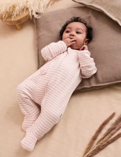 Pure Cotton Sleepsuit (0-18 Mths)