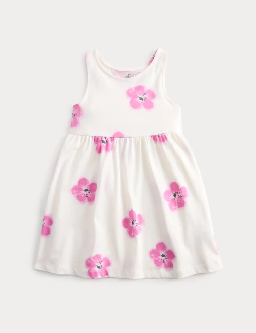 Pure Cotton Sleeveless Dress (2-8 Yrs)