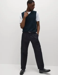 Pure Cotton Sleeveless Jumper