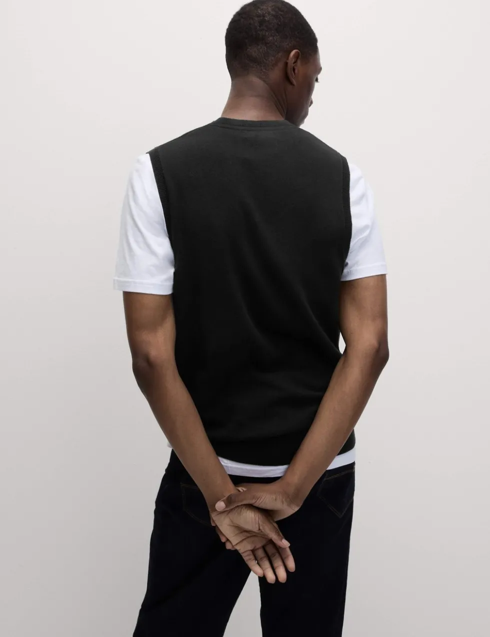 Pure Cotton Sleeveless Jumper
