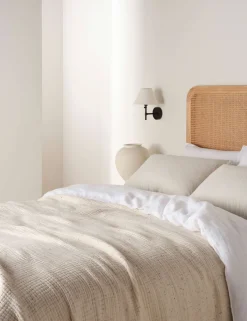 Pure Cotton Speckled Textured Throw