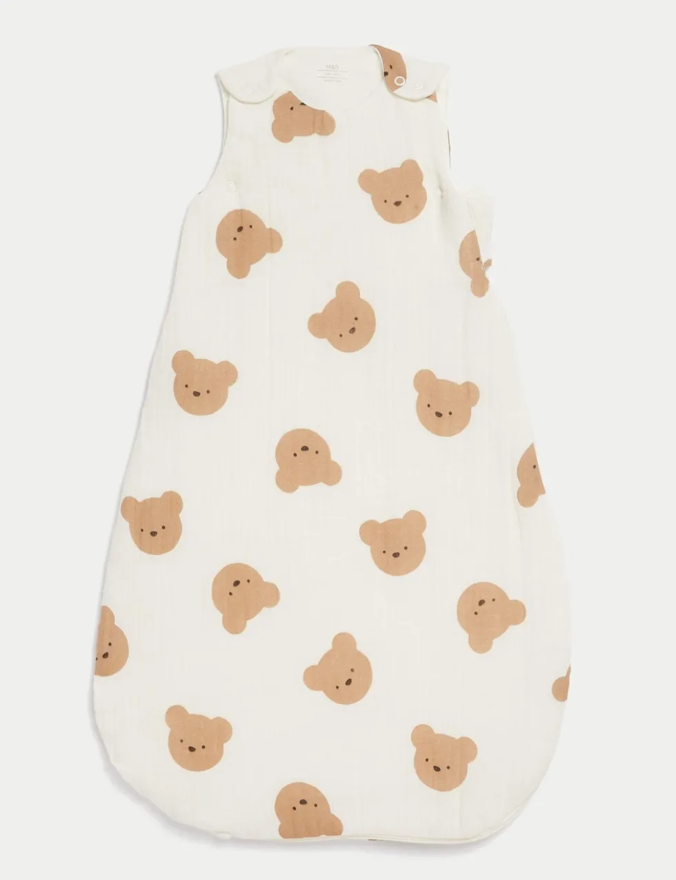 Pure Cotton Spencer Bear™ 2.5 Tog Sleeping Bag (0-3 Yrs)