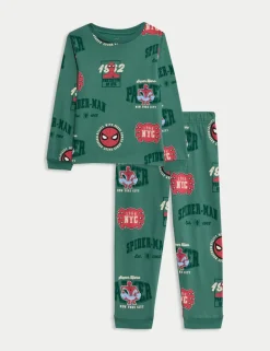 Pure Cotton Spider-Man™ Pyjamas (1-8 Yrs)