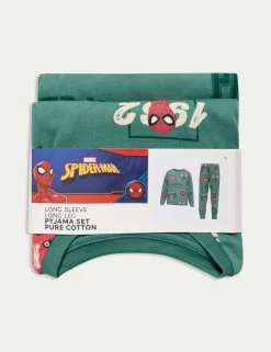 Pure Cotton Spider-Man™ Pyjamas (1-8 Yrs)