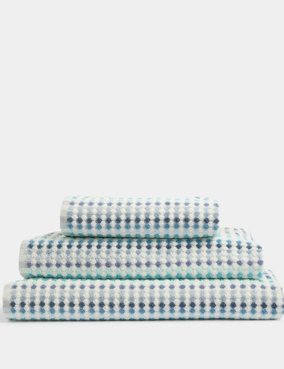 Pure Cotton Spotty Striped Towel
