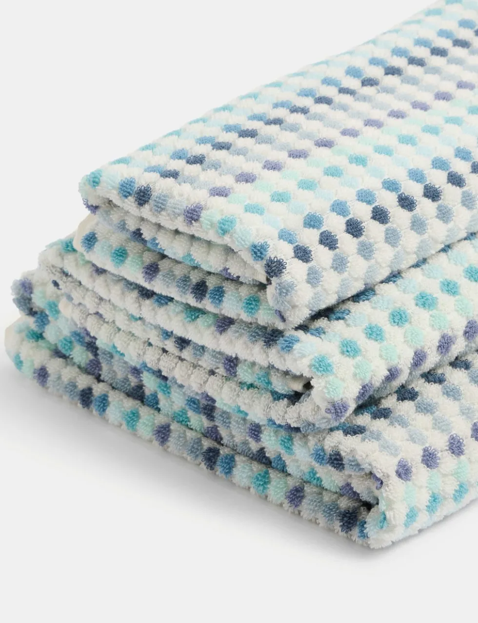 Pure Cotton Spotty Striped Towel