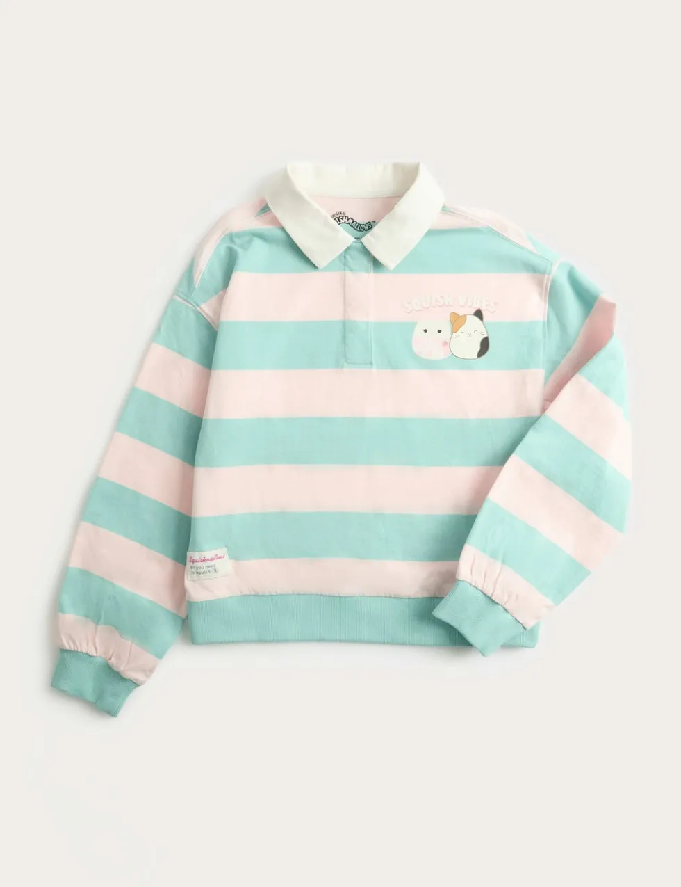 Pure Cotton Squishmallows™ Rugby Top (2-10 Yrs)