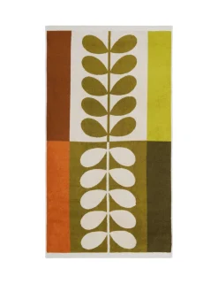 Pure Cotton Stem Check Towel