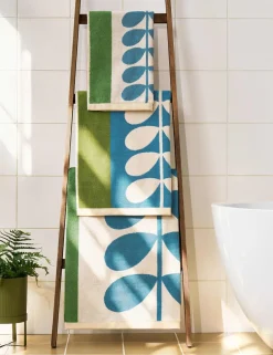 Pure Cotton Stem Check Towel