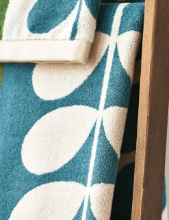 Pure Cotton Stem Check Towel