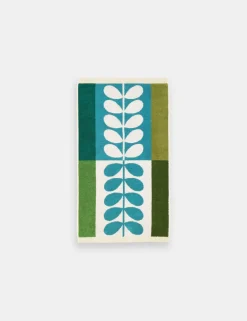 Pure Cotton Stem Check Towel