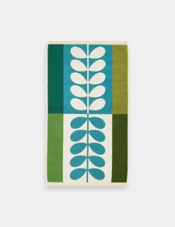 Pure Cotton Stem Check Towel