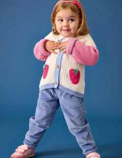 Pure Cotton Strawberry Cardigan (6 Mths-7 Yrs)