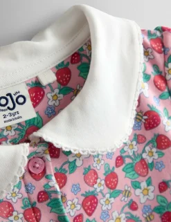 Pure Cotton Strawberry Pet In Pocket Dress (6 Mths - 7 Yrs)