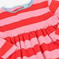 Pure Cotton Striped Appliqué Dress (1-10 Yrs)