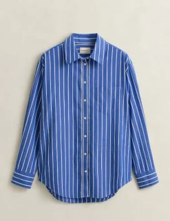 Pure Cotton Striped Button Through Shirt