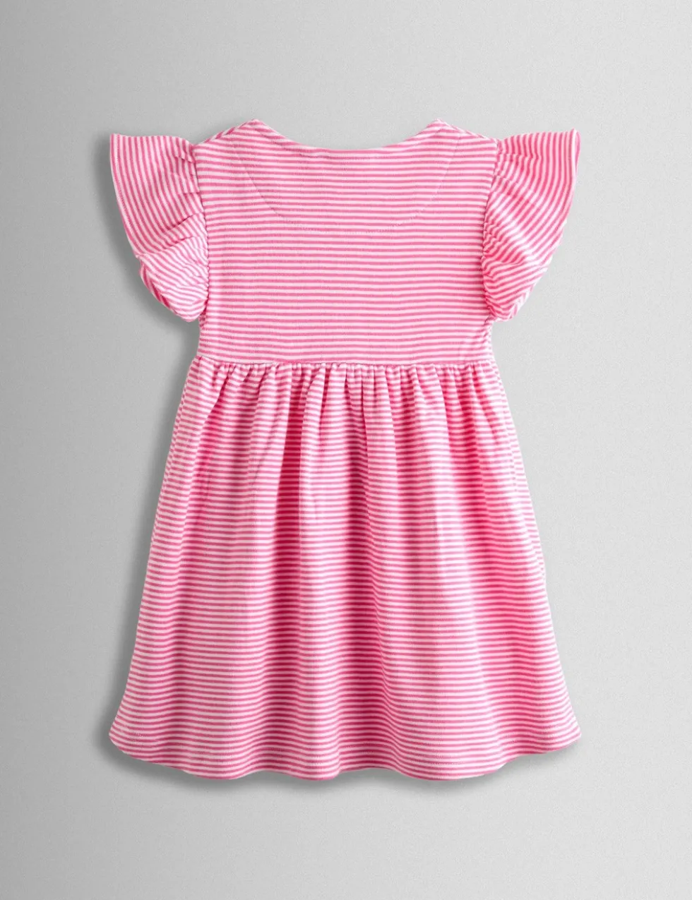 Pure Cotton Striped Daisy Appliqué Dress (1-7 Yrs)