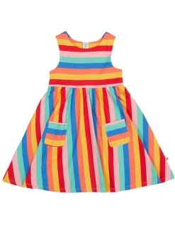 Pure Cotton Striped Dress (2-12 Yrs)