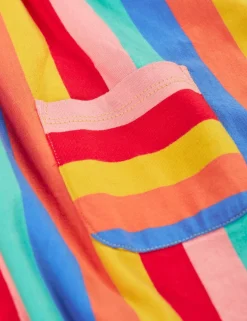 Pure Cotton Striped Dress (2-12 Yrs)