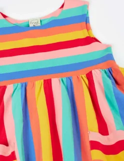 Pure Cotton Striped Dress (2-12 Yrs)