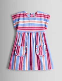 Pure Cotton Striped Dress (6 Mths-7 Yrs)