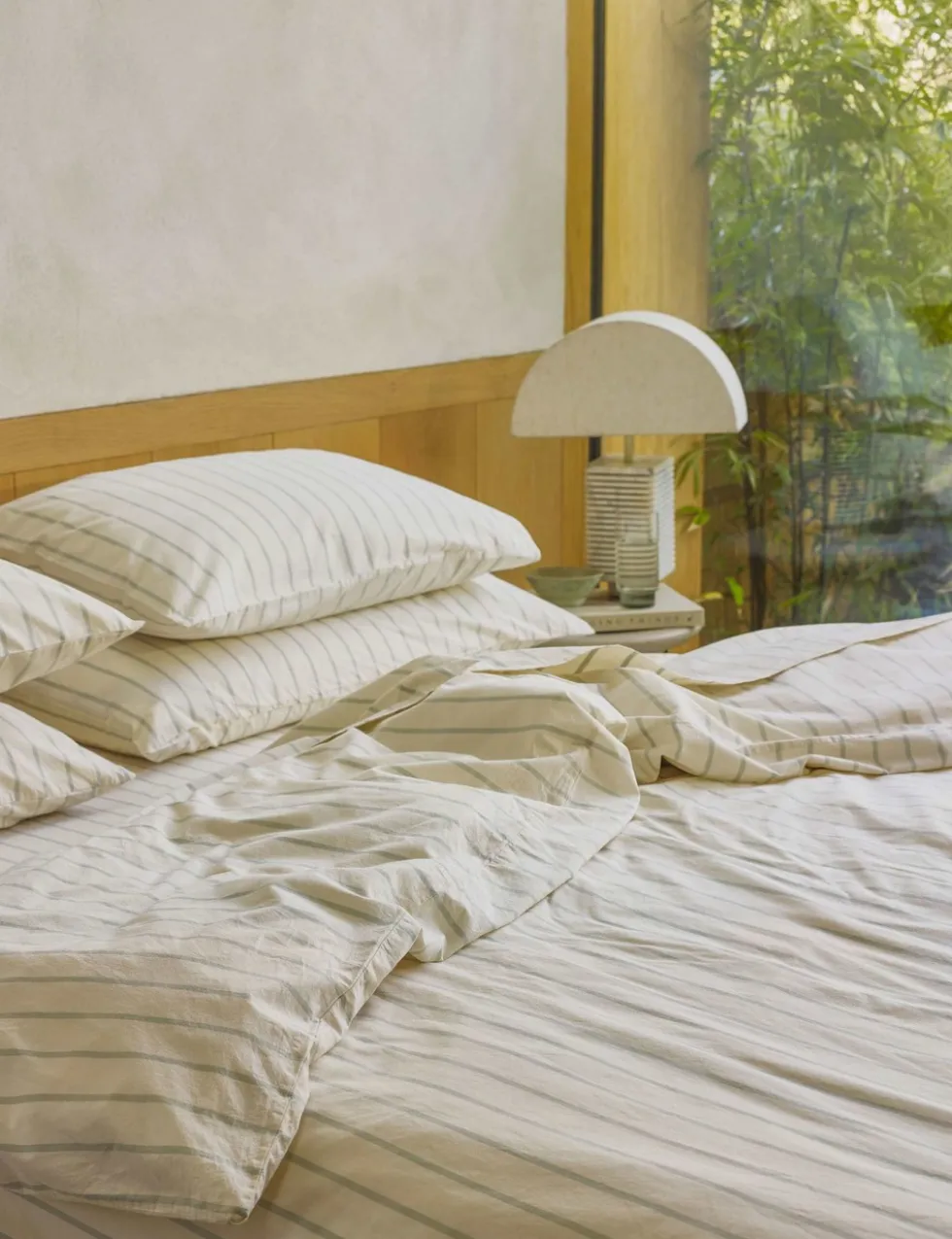 Pure Cotton Striped Duvet Cover