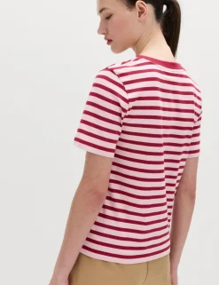 Pure Cotton Striped Everyday Fit T-Shirt