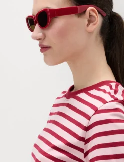 Pure Cotton Striped Everyday Fit T-Shirt