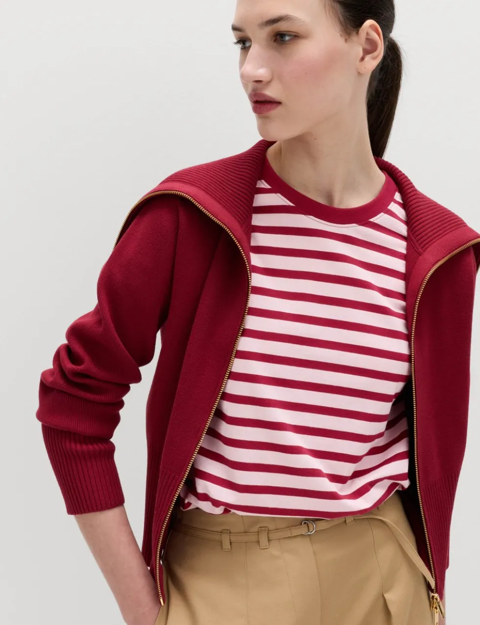 Pure Cotton Striped Everyday Fit T-Shirt