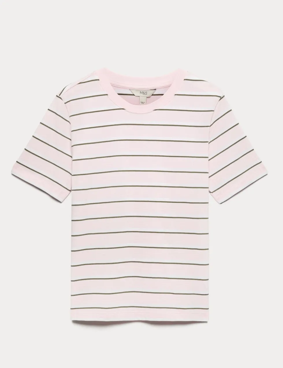 Pure Cotton Striped Everyday Fit T-Shirt