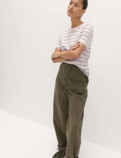 Pure Cotton Striped Everyday Fit T-Shirt