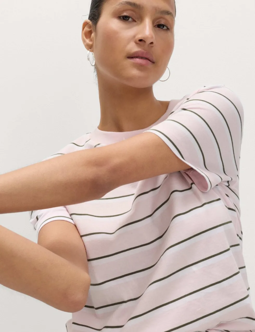 Pure Cotton Striped Everyday Fit T-Shirt