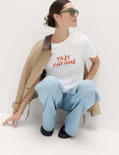 Pure Cotton Striped Everyday Fit T-Shirt