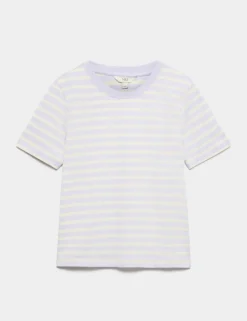 Pure Cotton Striped Everyday Fit T-Shirt