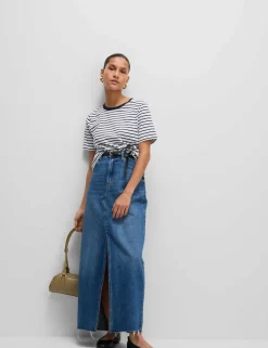 Pure Cotton Striped Everyday Fit T-Shirt