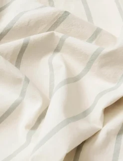 Pure Cotton Striped Flat Sheet
