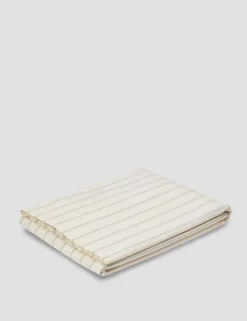 Pure Cotton Striped Flat Sheet