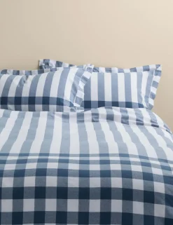 Pure Cotton Striped Gingham Bedding Set