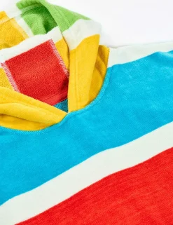 Pure Cotton Striped Hooded Towel (2-12 Yrs)