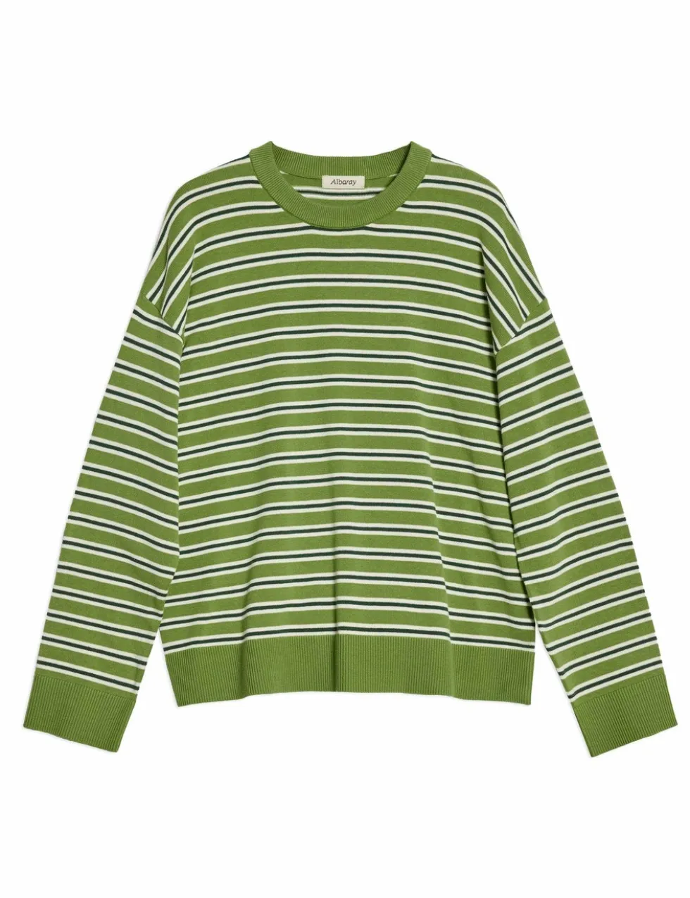 Pure Cotton Striped Jumper